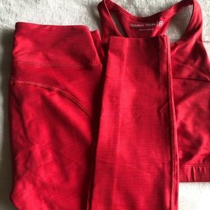 Outdoor Voices OV tech sweat set